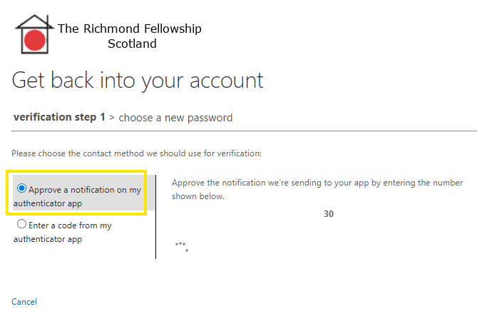 Select 'Approve a Notification'